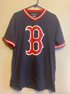 Wright & Ditson Boston Red Sox Baseball MLB Licensed Black T-Shirt XL